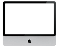 922-8582 iMac Intel Aluminum 20" iMac Front Bezel-New