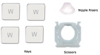 MacBook Keys - Individual Key (White or Black)