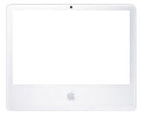 922-6998 iMac G5 20" 2.1GHz iSight Front Bezel