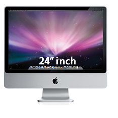 MB398LL/A Apple 24" iMac 3.06GHz Intel Core 2 Extreme(Aluminum)
