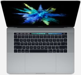 MLH32LL/A Apple 15" MacBook Pro Touch Bar 2.6GHz i7 16GB 512GB 2016