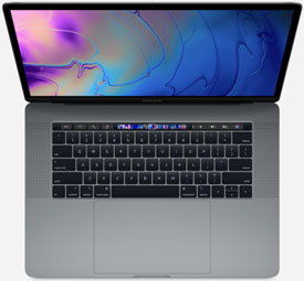 MR932LL/A 2018 MacBook Pro 15" Touchbar - i7 2.2GHz 6 CORE ,16GB 256GB
