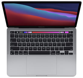 MYDA2LL/A Apple MacBook Pro 13-Inch "M1" 8 CPU/8 GPU 2020 Model